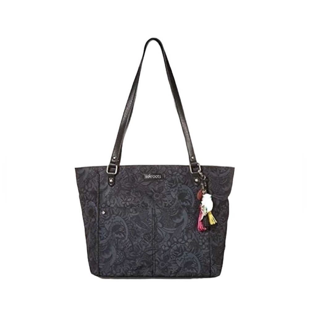 NWT Sakroots Hobo Metro Tote Bag - Black Spirit Desert